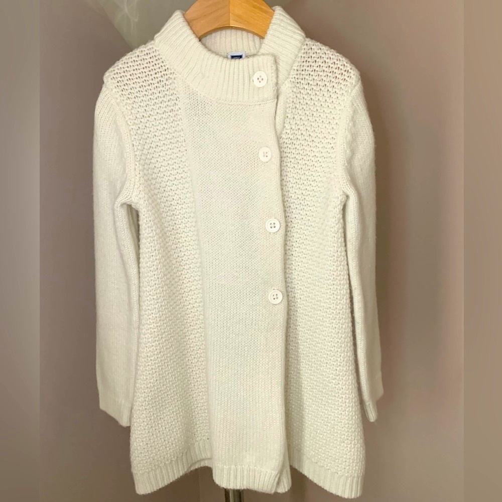 Excellent Condition Janie and Jack Girls Mock Neck Sweater Cardigan (Size 4)